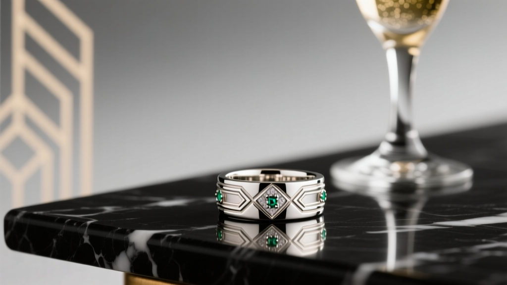 How to Choose a Wedding Band With an Art Deco Design