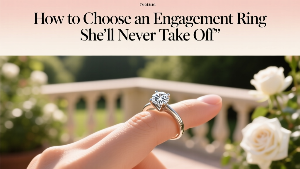 How to Choose an Engagement Ring She Will Never Take Off