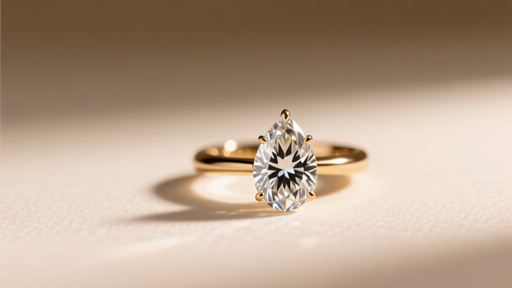 How to Choose an Engagement Ring With a Pear-Shaped Stone