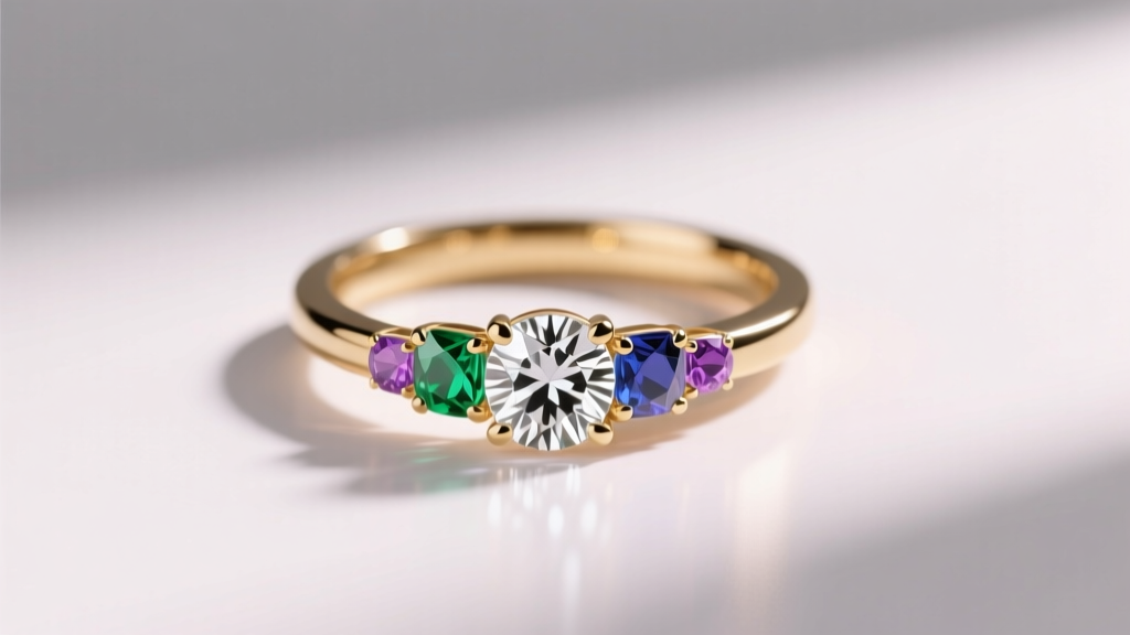 How to Choose an Engagement Ring With Colored Accent Stones