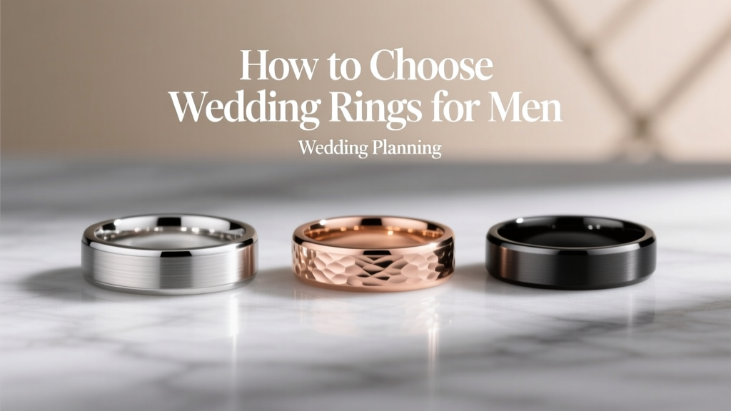 How to Choose Wedding Rings for Men