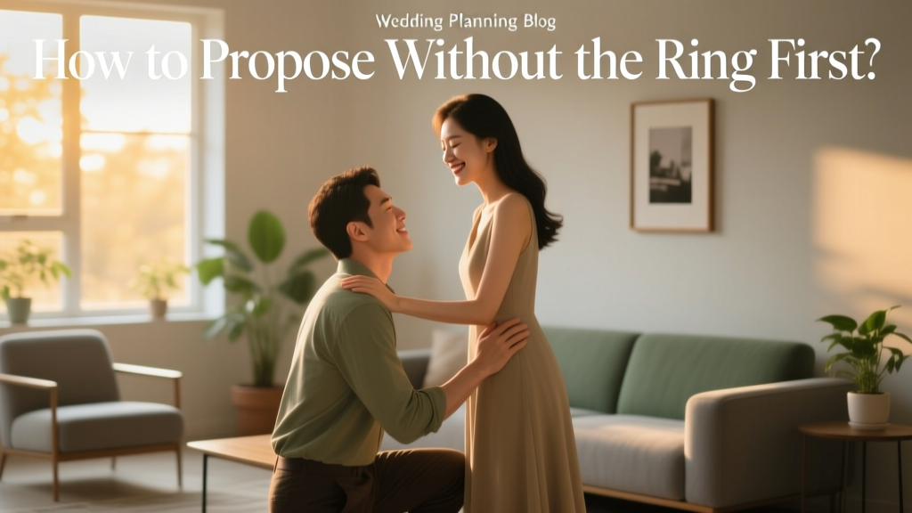 How to Propose Without the Ring First