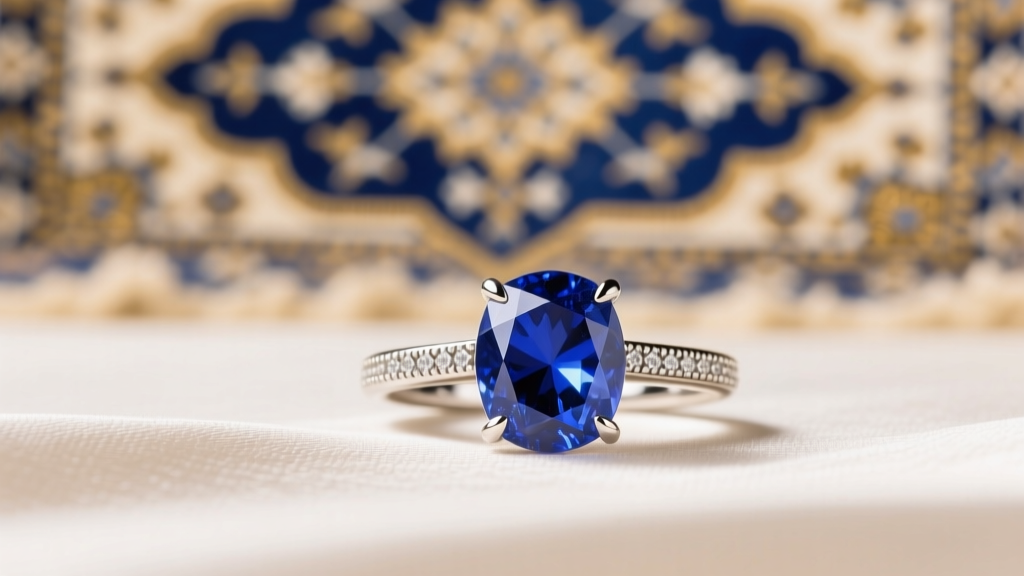 Lapis Lazuli Engagement Rings Ancient Blue Elegance
