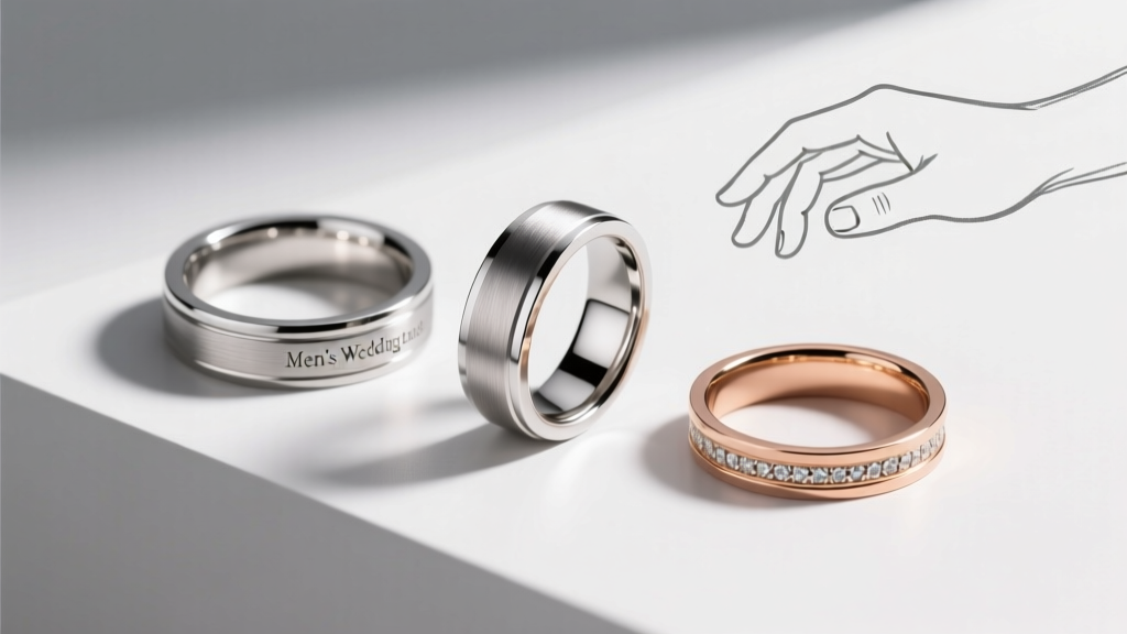 Men's Wedding Bands Materials and Styles Compared