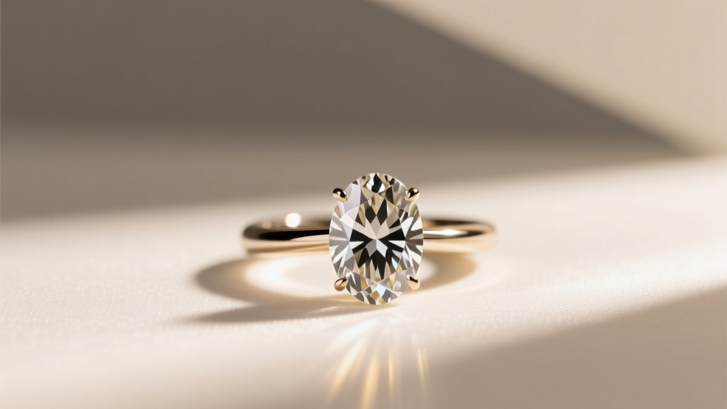 Oval Diamonds Illusion of Larger Size