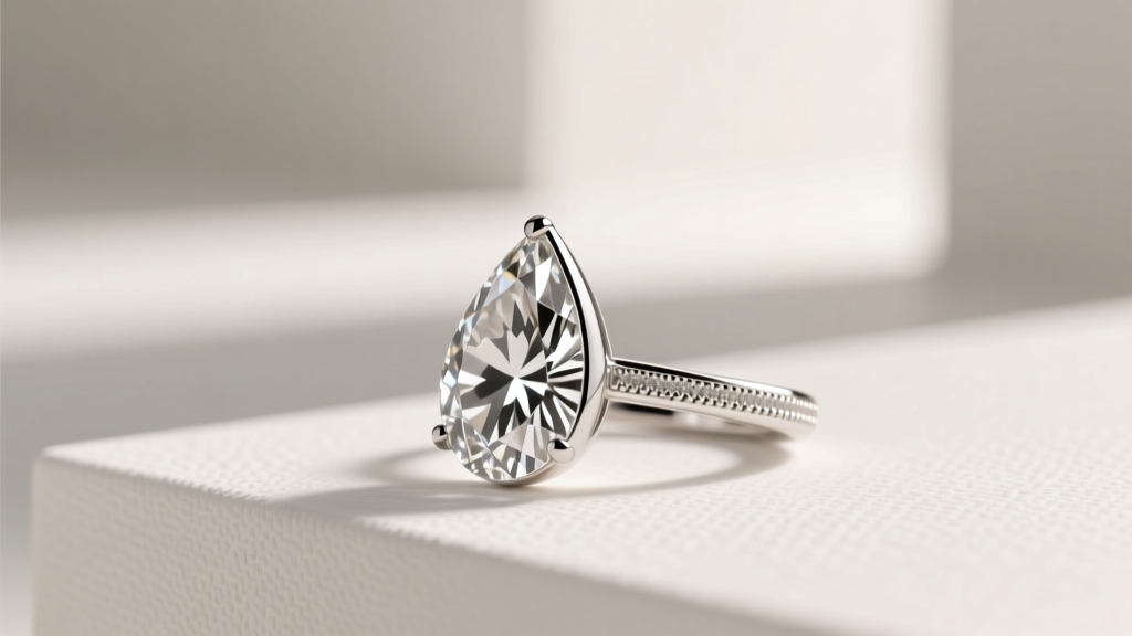 Pear-Shaped Diamonds Teardrop Elegance