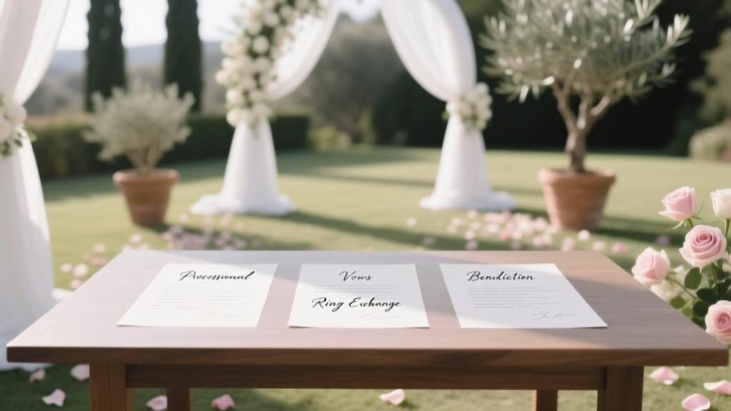 How to Plan a Wedding Ceremony Script
