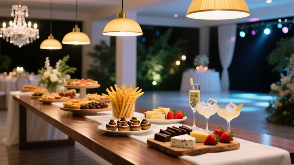 How to Plan a Wedding With a Late-Night Snack Station