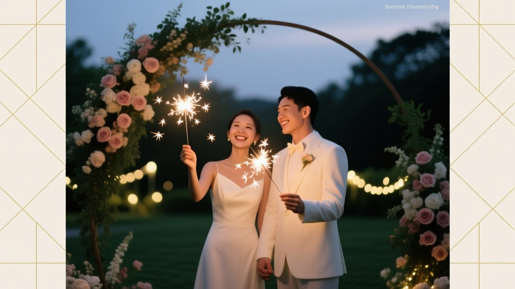 How to Plan a Wedding With a Sparkler Send-Off
