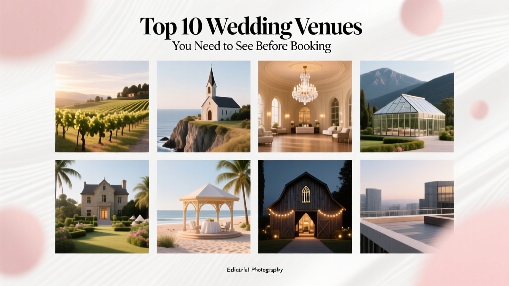 Top 10 Wedding Venues You Need to See Before Booking