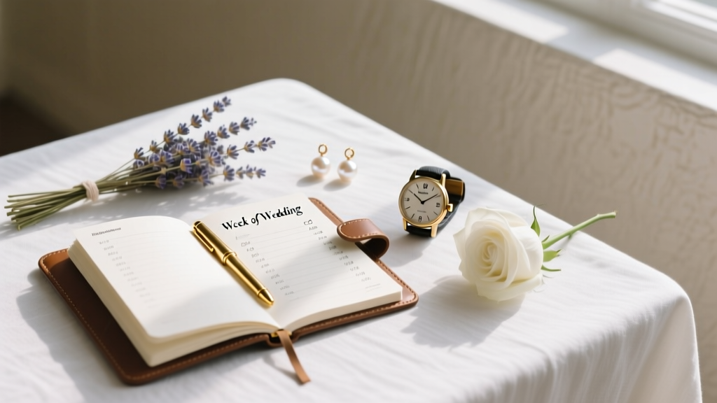 Wedding Planning Checklist for the Week of the Event
