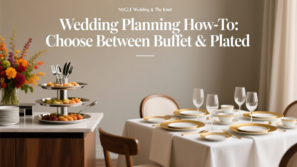 Wedding Planning How to Choose Between Buffet and Plated