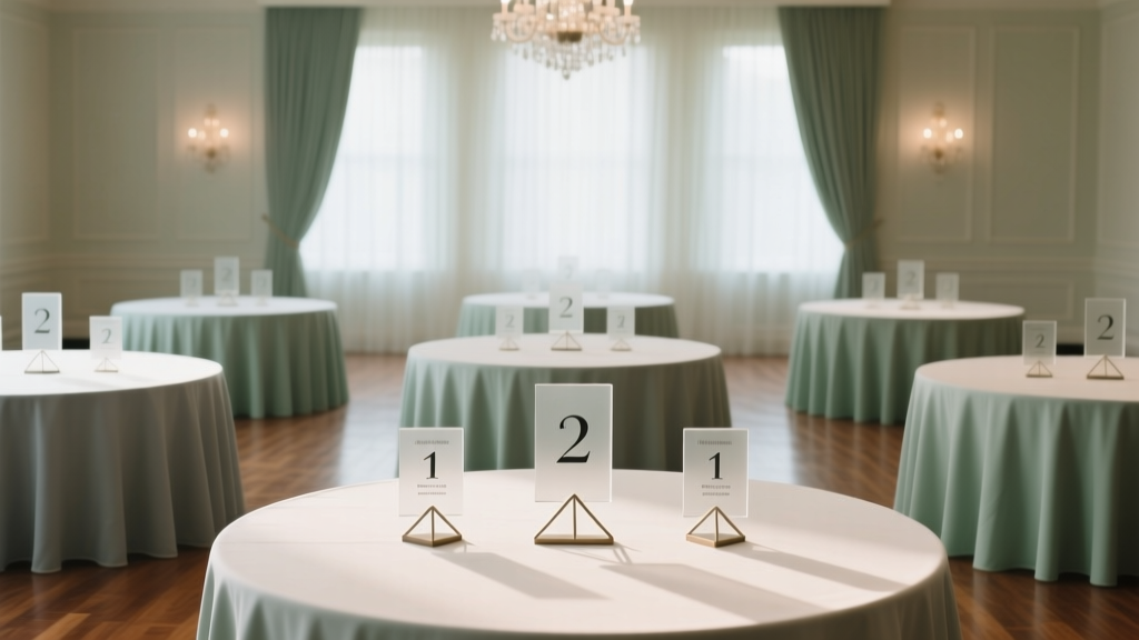 Wedding Planning How to Choose the Perfect Table Numbers