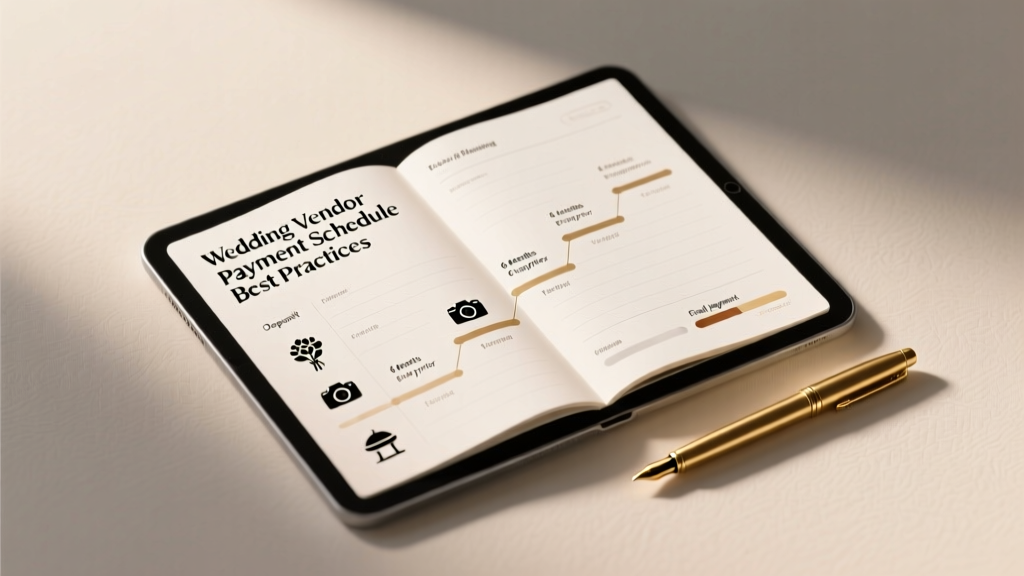 Wedding Vendor Payment Schedule Best Practices