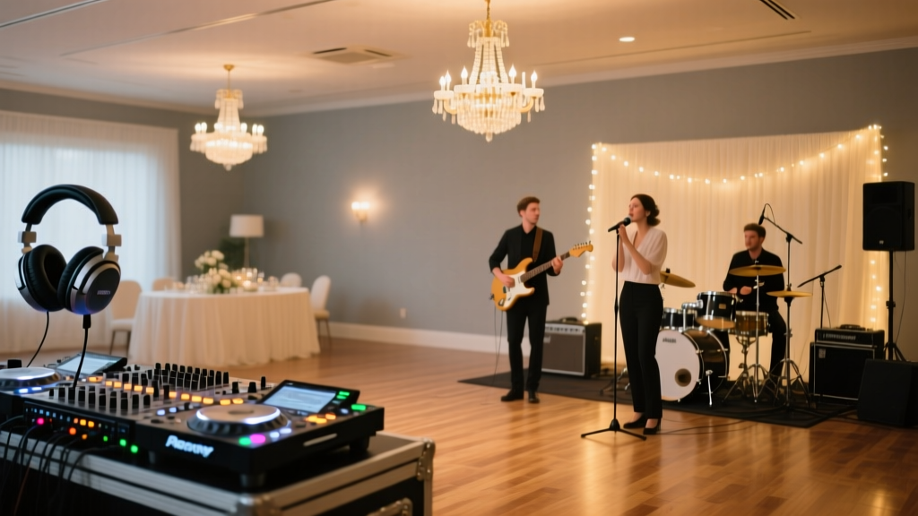 How to Decide Between a DJ or Live Band for Reception