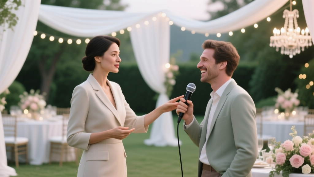 How to Handle a Wedding Guest Who Takes the Mic