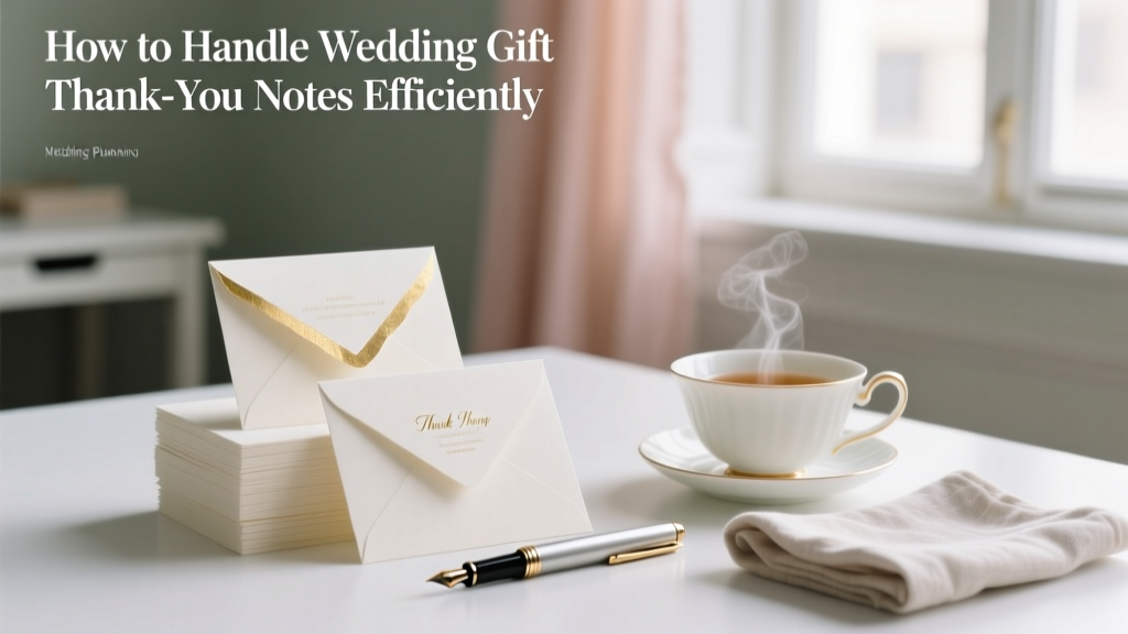 How to Handle Wedding Gift Thank You Notes Efficiently
