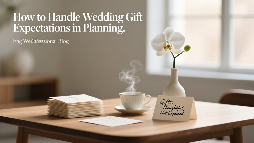 How to Handle Wedding Gift Expectations