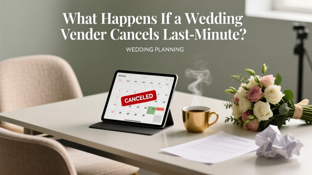 What Happens If a Wedding Vendor Cancels Last Minute