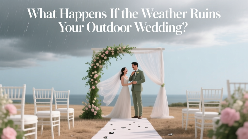 What Happens If the Weather Ruins Your Outdoor Wedding