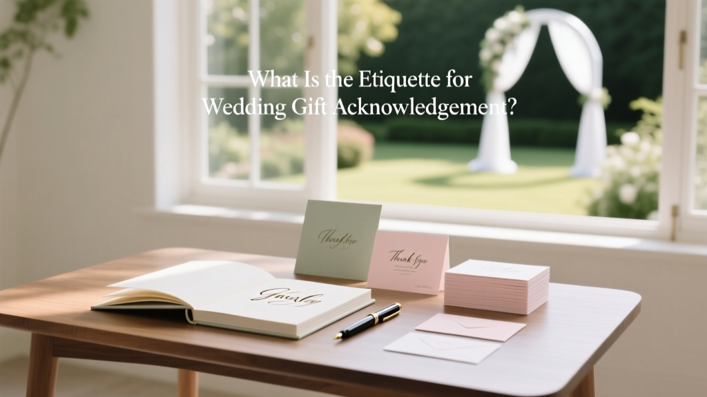 What Is the Etiquette for Wedding Gift Acknowledgment