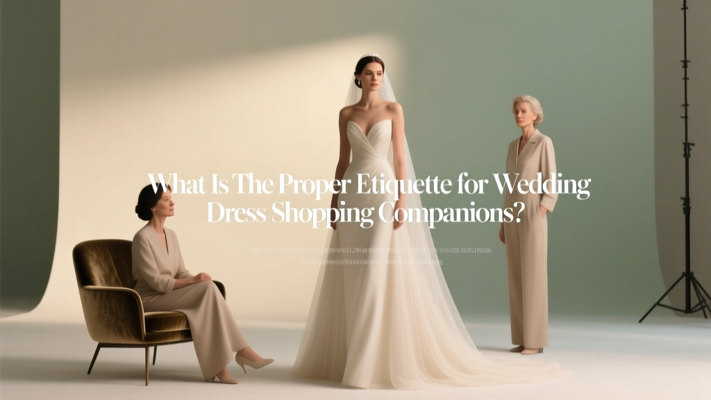 What Is the Proper Etiquette for Wedding Dress Shopping Companions