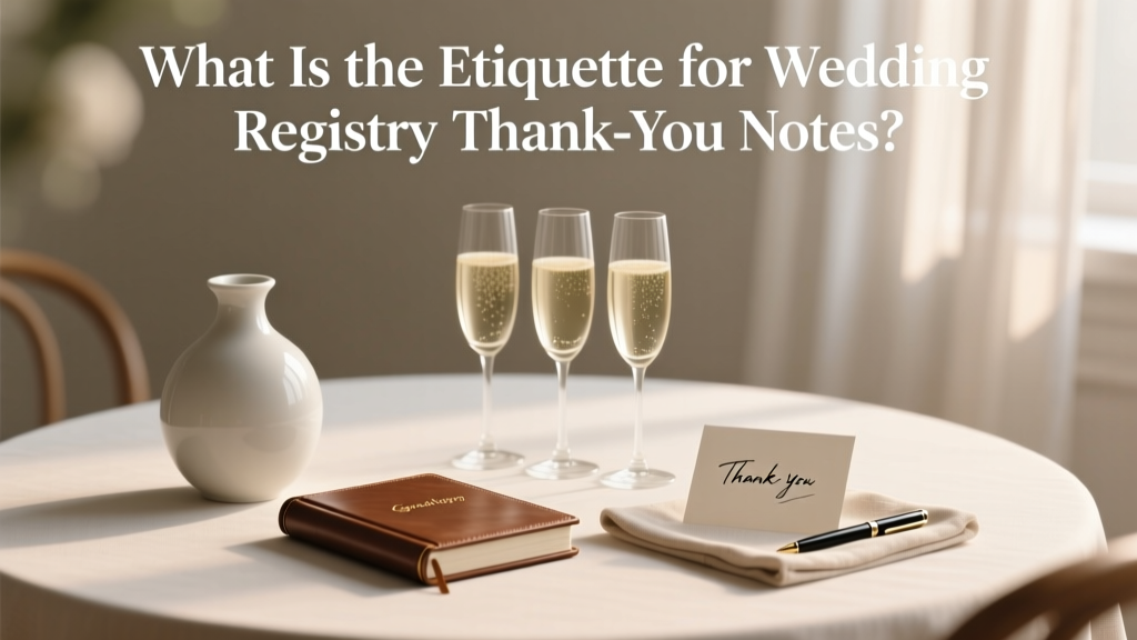 What Is the Etiquette for Wedding Registry Thank You Notes