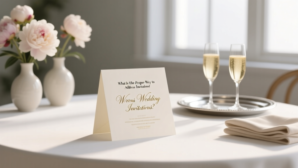 What Is the Proper Way to Address Wedding Invitations