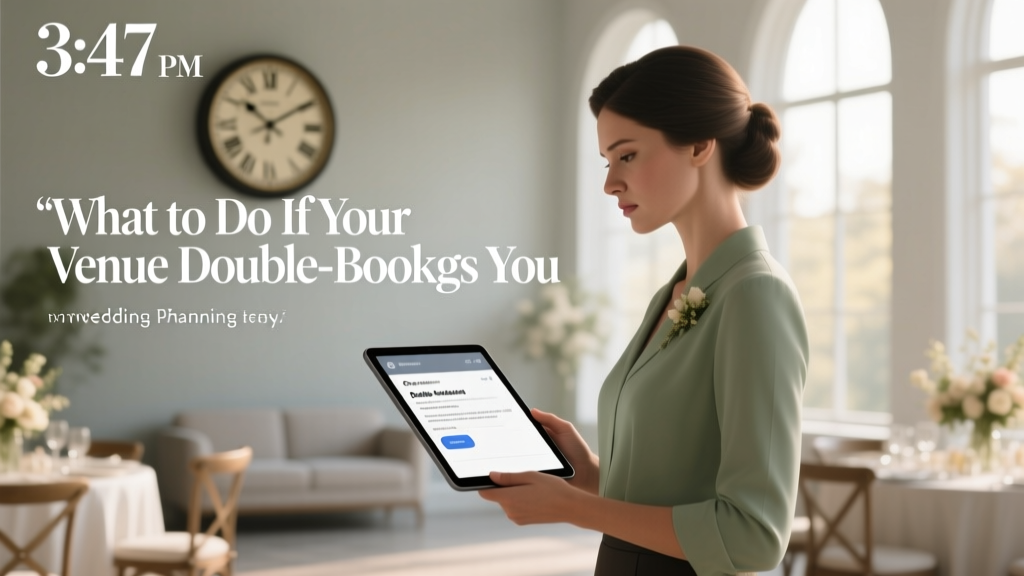 What to Do If Your Venue Double-Books You