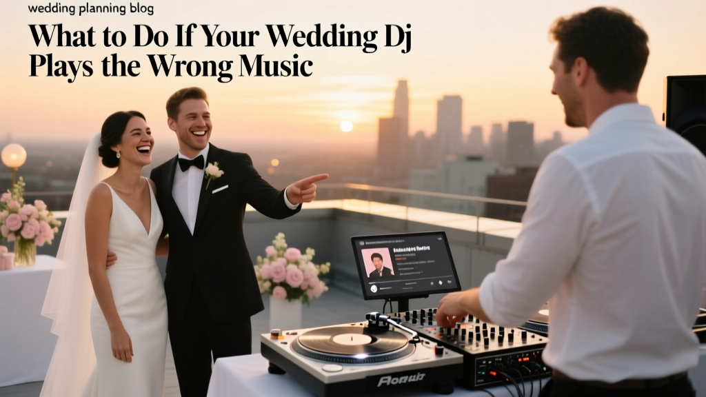 What to Do If Your Wedding DJ Plays the Wrong Music