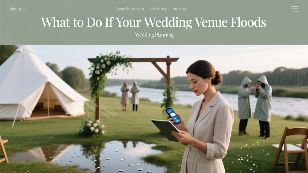 What to Do If Your Wedding Venue Floods