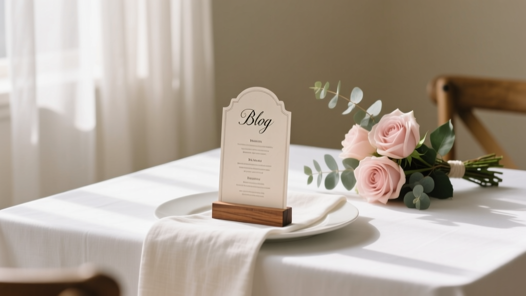 When Do You Need to Finalize Your Wedding Menu