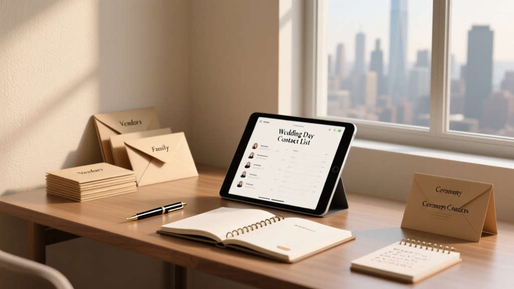 When Should You Finalize Your Wedding Day Contact List