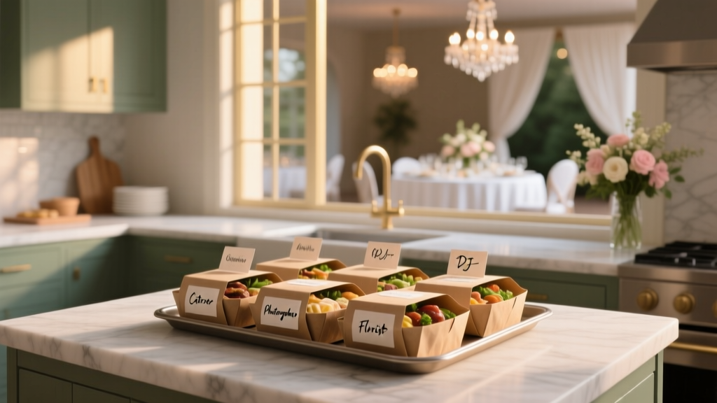 When Should You Send Wedding Day Vendor Meals