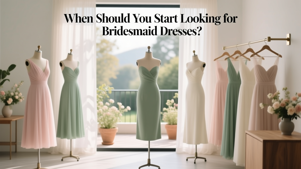 When Should You Start Looking for Bridesmaid Dresses