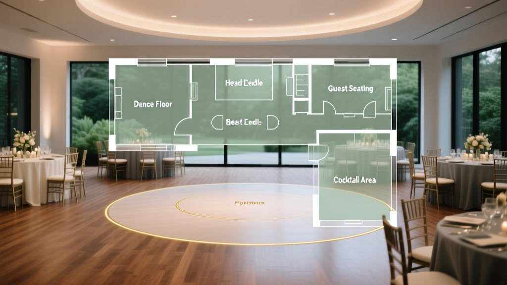 When to Finalize Your Wedding Reception Floor Plan