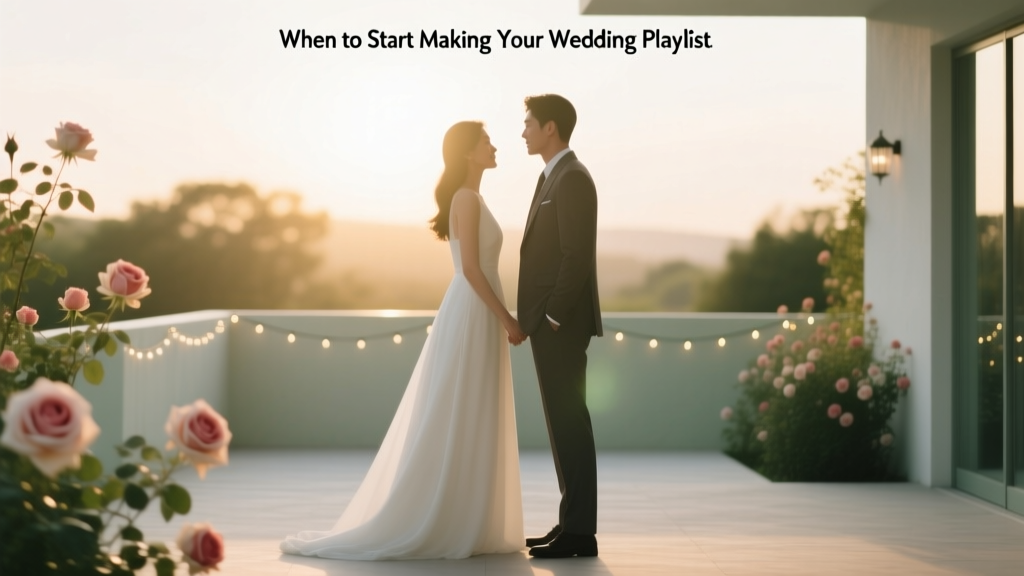 When to Start Making Your Wedding Playlist