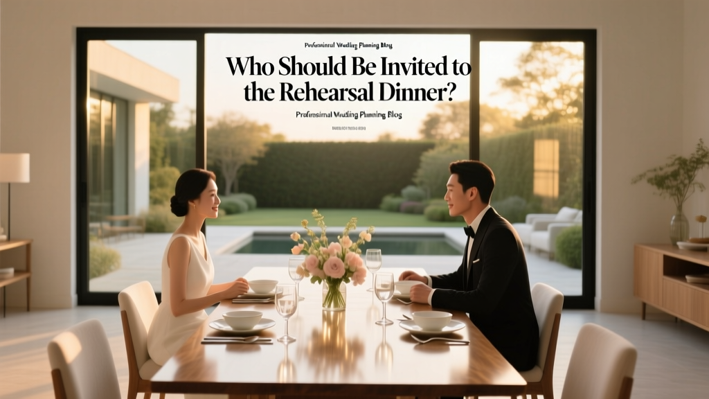 Who Should Be Invited to the Rehearsal Dinner