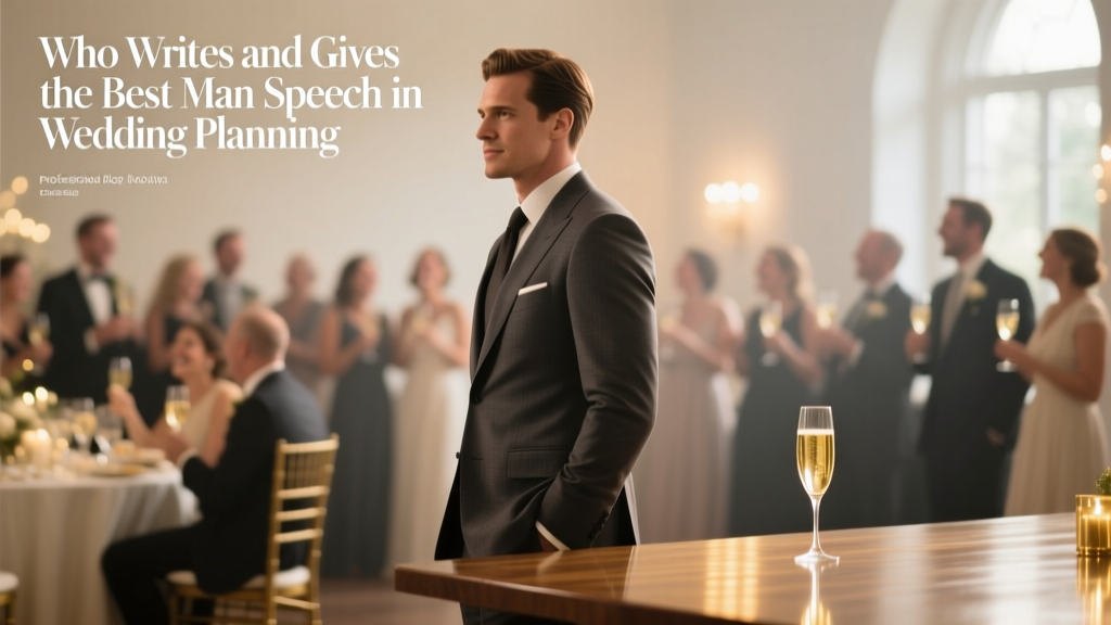 Who Writes and Gives the Best Man Speech