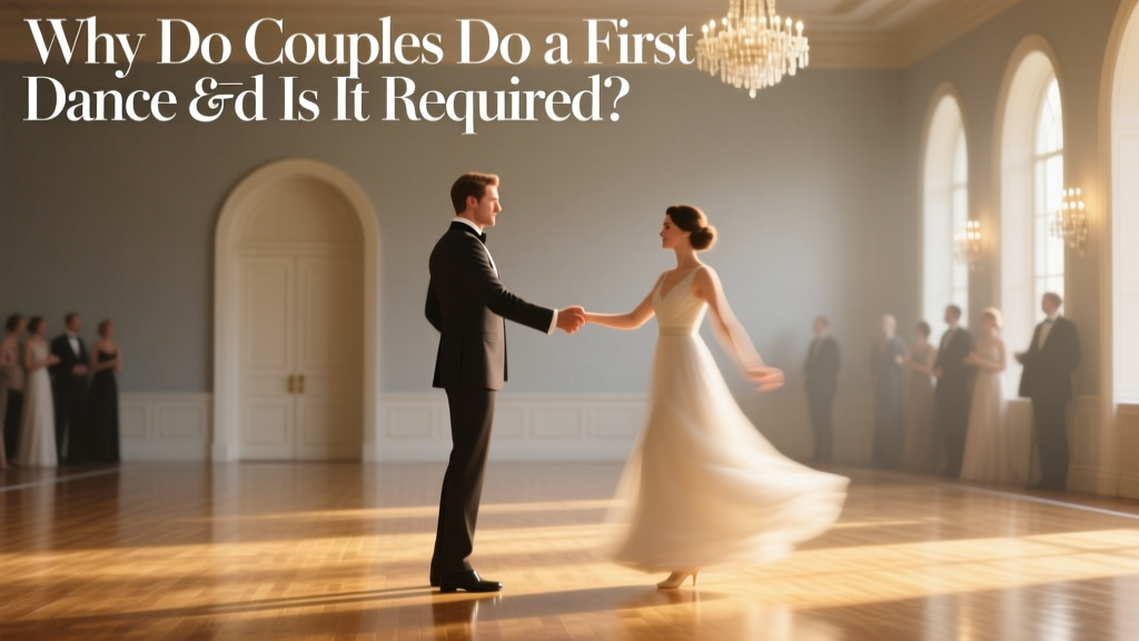 Why Do Couples Do a First Dance and Is It Required