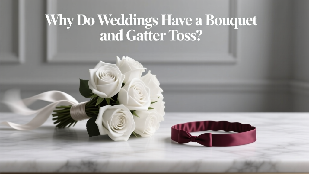 Why Do Weddings Have a Bouquet and Garter Toss