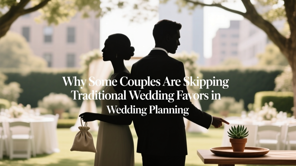 Why Some Couples Are Skipping Traditional Wedding Favors