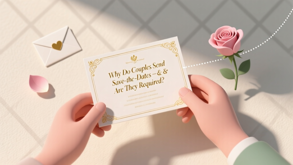 Why Do Couples Send Save the Dates and Are They Required