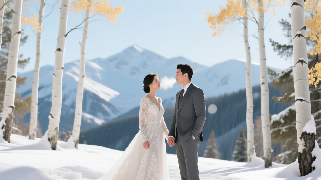 Aspen Wedding Theme Snowy Mountain Elegance