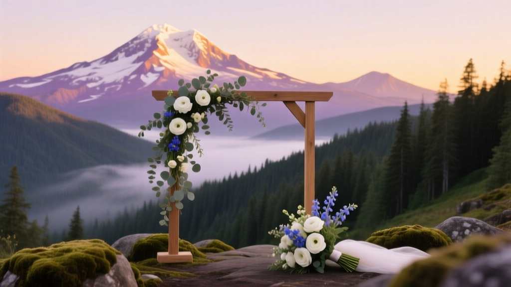 Cascade Range Wedding Theme Pacific Northwest Volcanoes