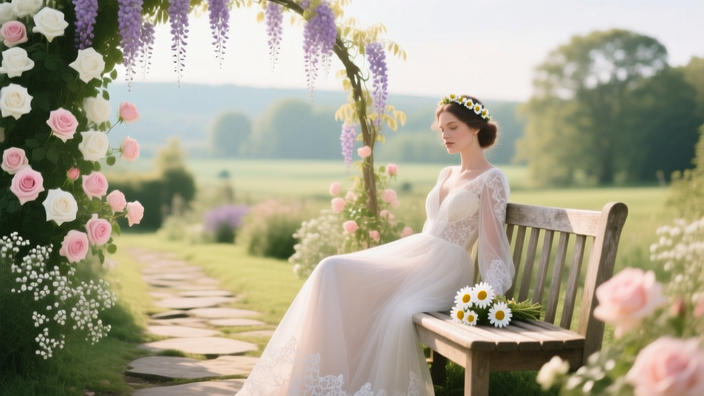 Cottage Chic Wedding Soft Pastels and Florals