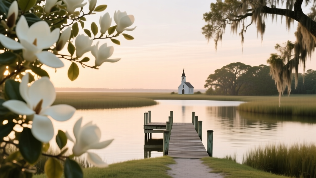 Charleston Lowcountry Wedding Theme Marsh and Magnolia