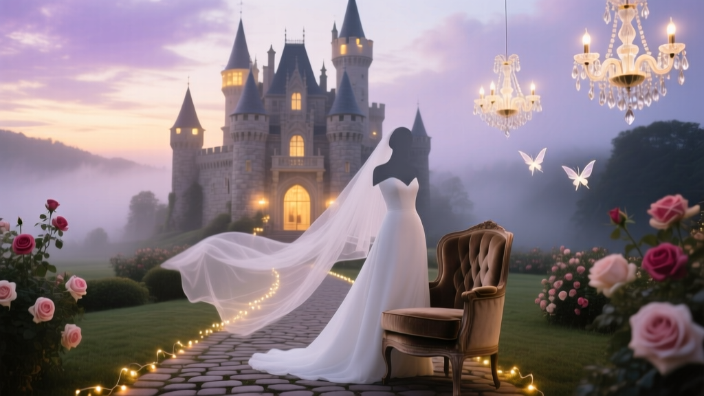 Enchanted Castle Wedding Fairytale Luxury Inspiration