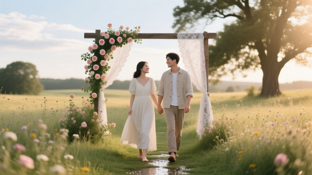 Cottagecore Wedding Inspiration Countryside Romance