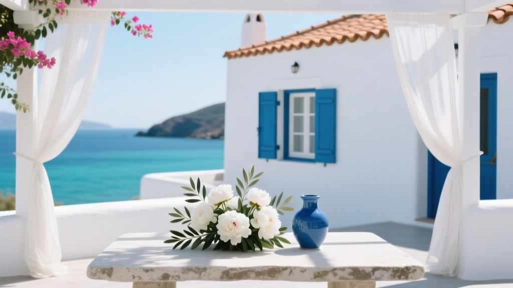 Greek Island Wedding Theme Aegean Blue and White